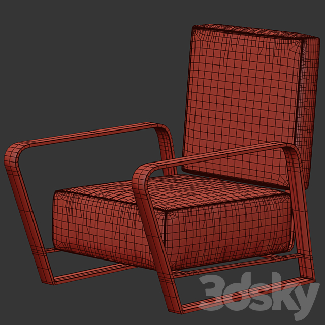 Armchair Corliss 3DSMax File - thumbnail 3