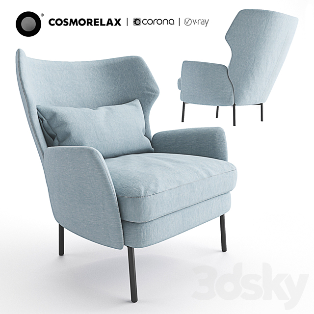 Armchair Cosmorelax Alex 3DSMax File - thumbnail 1