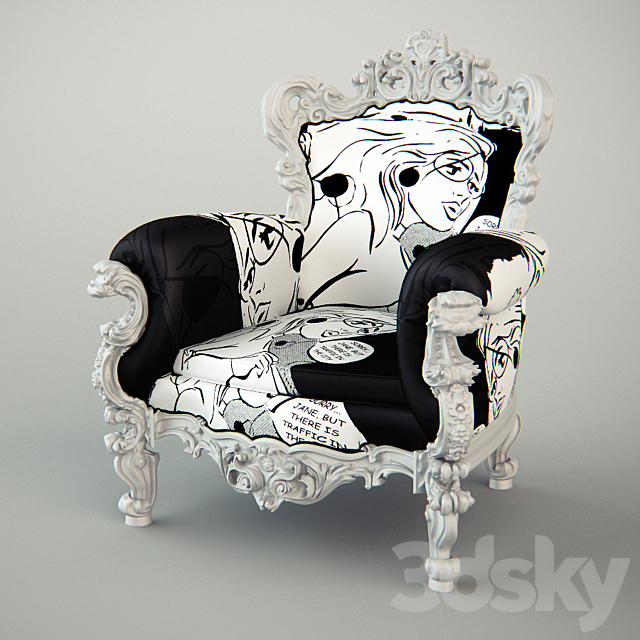 armchair Creazioni 3DSMax File - thumbnail 1