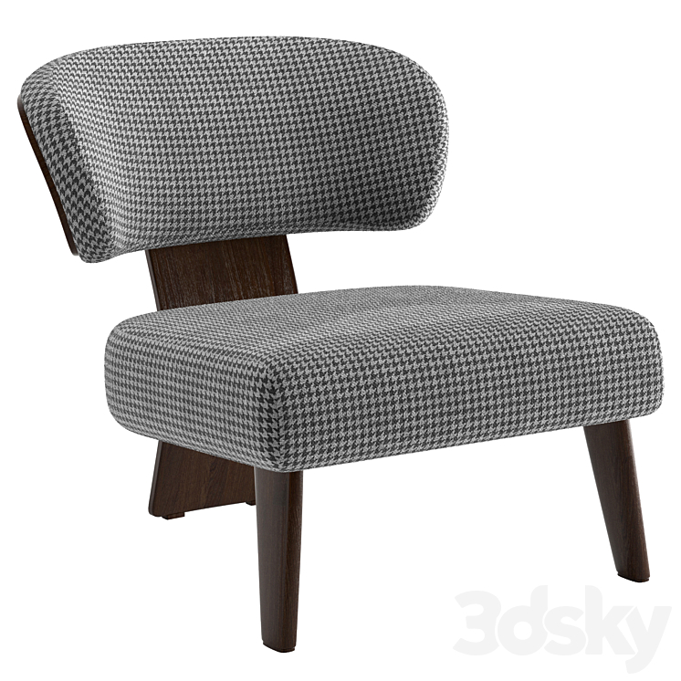 Armchair Creed (Minotti) 3DS Max - thumbnail 1