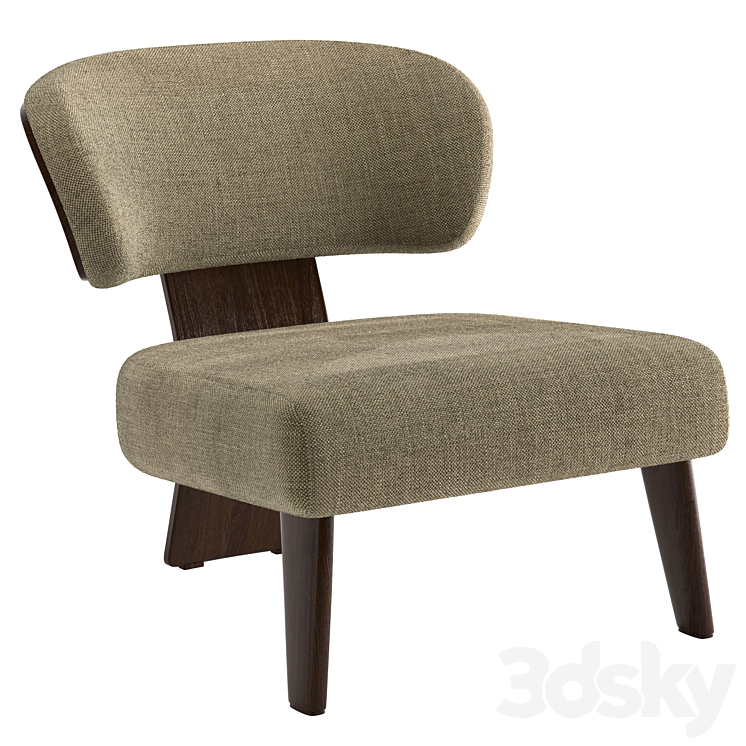 Armchair Creed (Minotti) 3DS Max - thumbnail 2