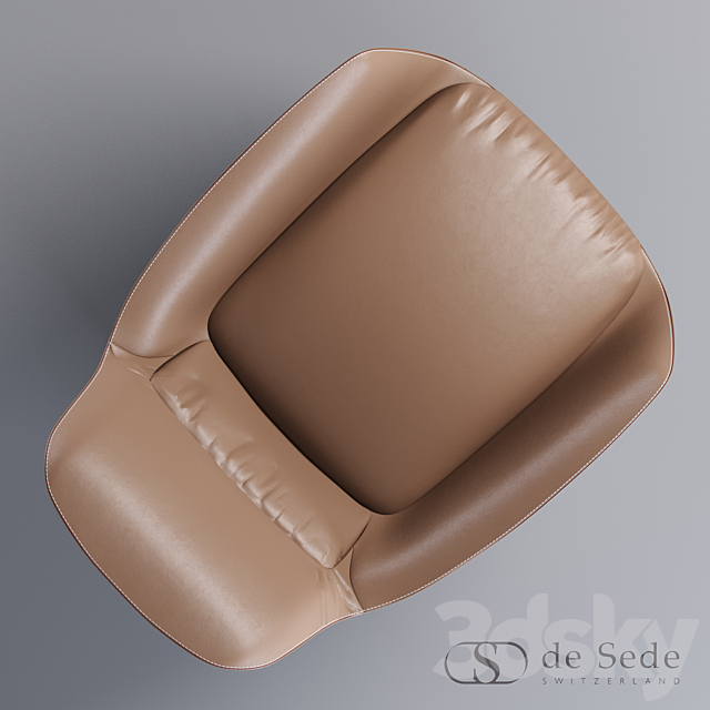 Armchair De Sede 3DS Max Model - thumbnail 2