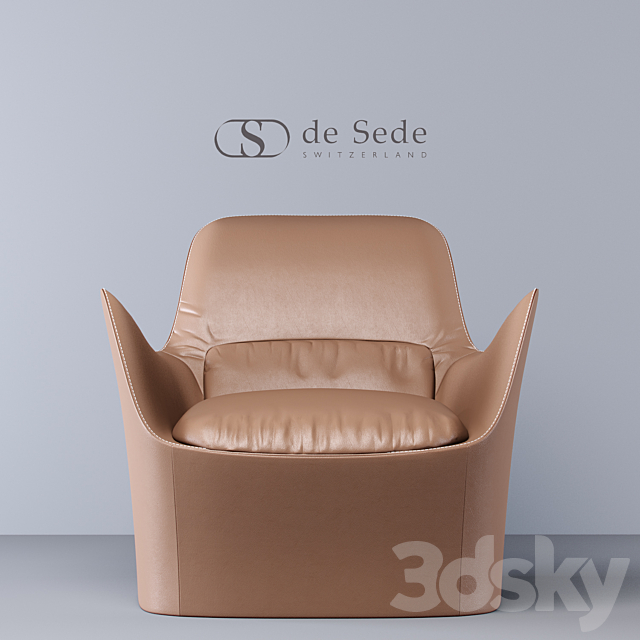 Armchair De Sede 3DS Max Model - thumbnail 3