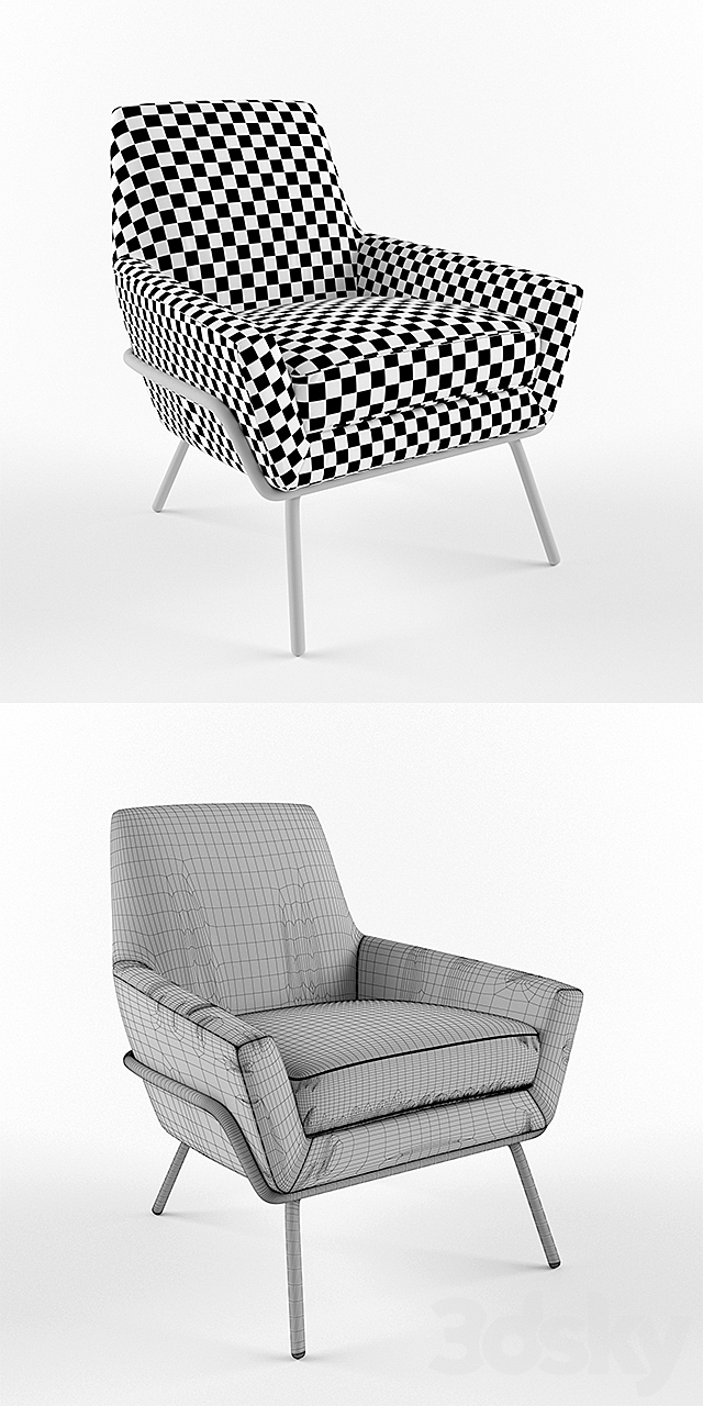 Armchair Deephouse Amsterdam 3DSMax File - thumbnail 3