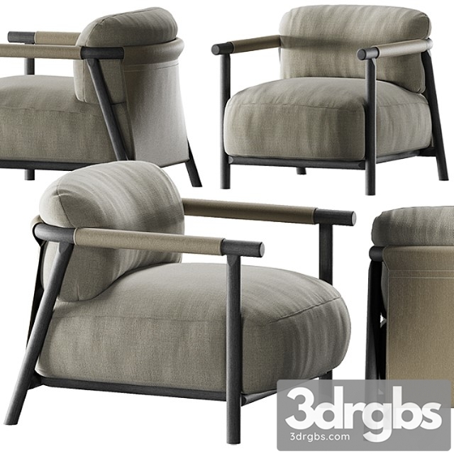 Armchair ditre italia nathy 3dsmax Download - thumbnail 1