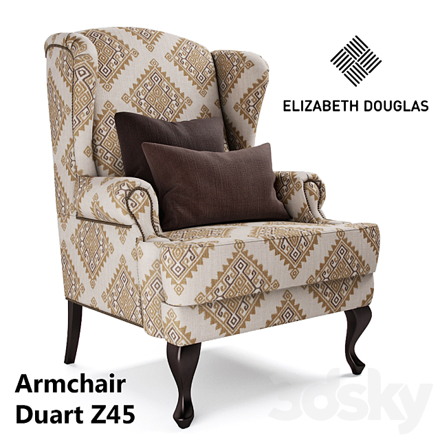 Armchair DUART Z45 3DSMax File - thumbnail 1