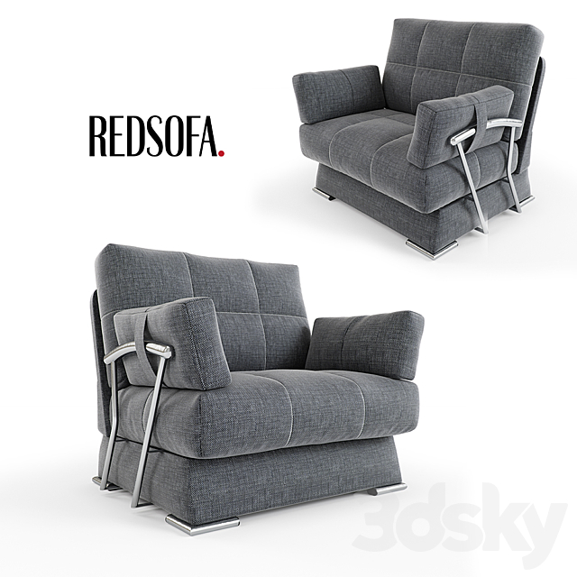 armchair Dudinka 3ds Max - thumbnail 1