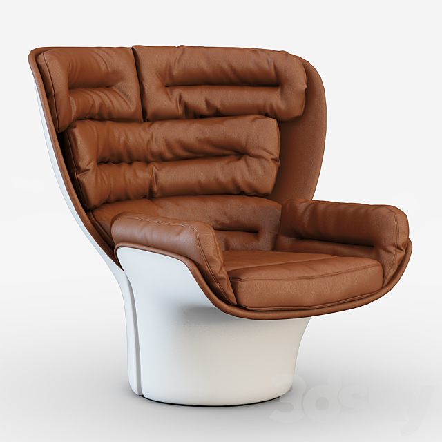 Armchair Elda-Longhi 3DSMax File - thumbnail 1