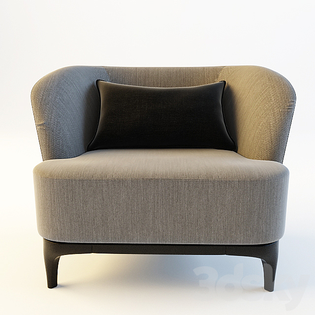 Armchair Elle 3DSMax File - thumbnail 2