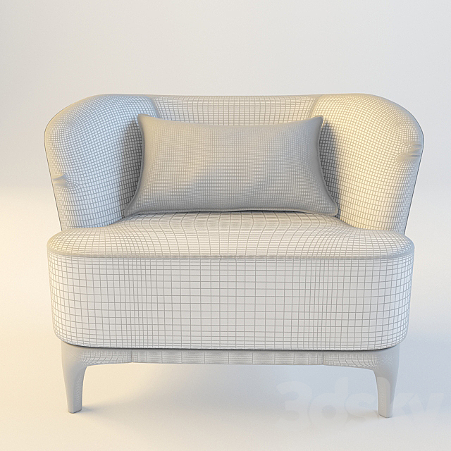 Armchair Elle 3DSMax File - thumbnail 3