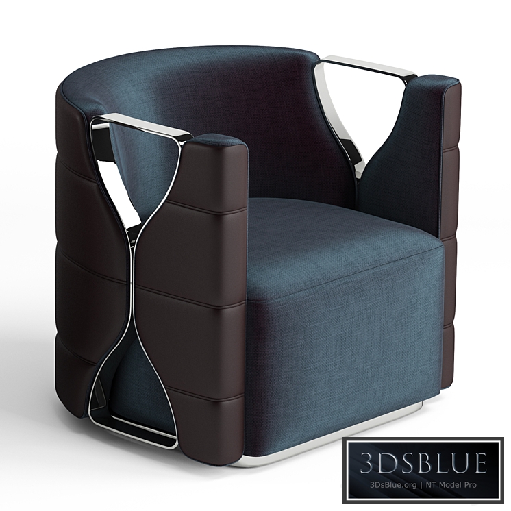 Armchair elve luxury 3DS Max - thumbnail 3