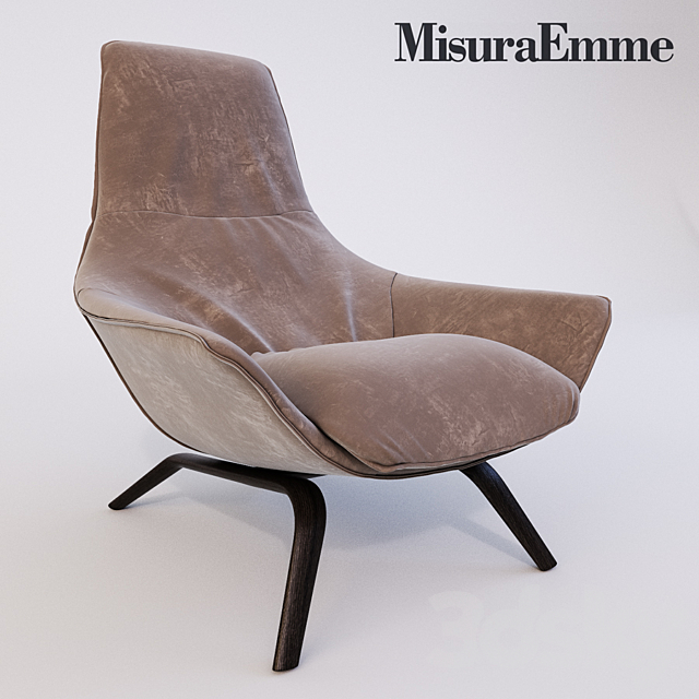 Armchair Ermes Misuraemme 3DSMax File - thumbnail 1