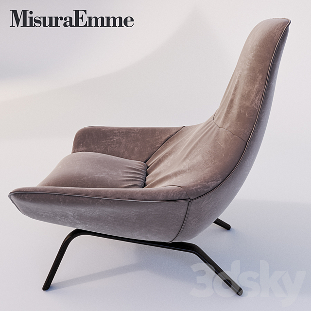 Armchair Ermes Misuraemme 3DSMax File - thumbnail 2