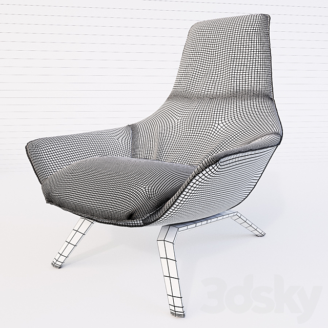 Armchair Ermes Misuraemme 3DSMax File - thumbnail 3