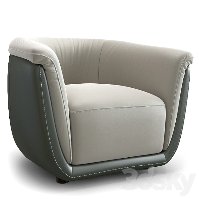 Armchair Formitalia 3ds Max - thumbnail 1