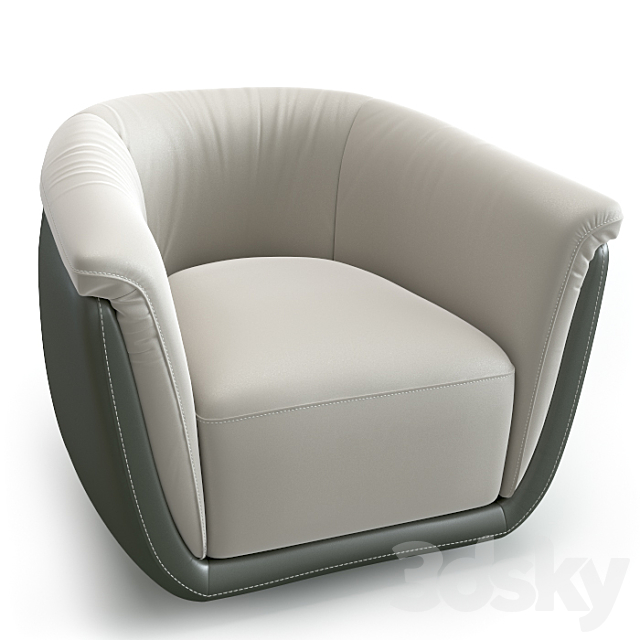 Armchair Formitalia 3ds Max - thumbnail 2