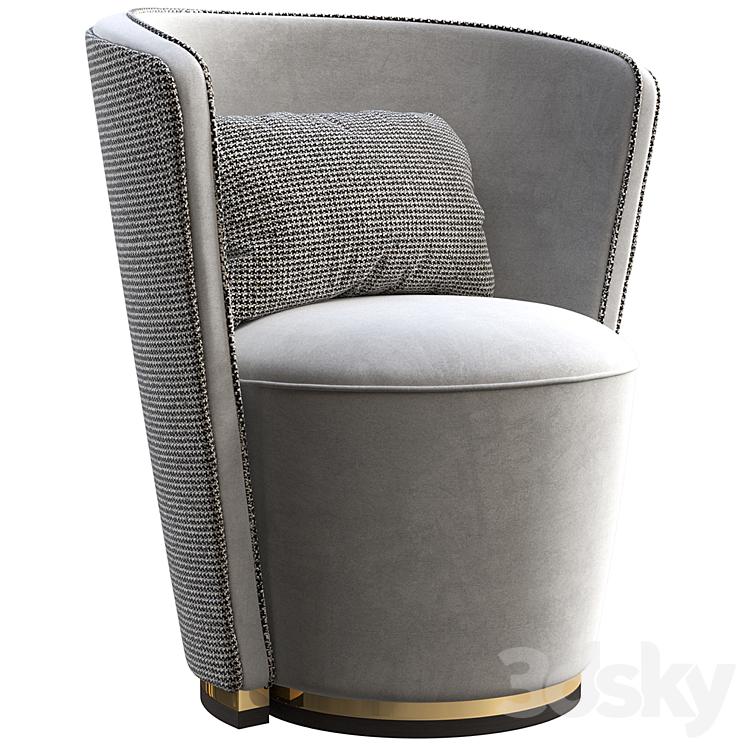 Armchair FRATO Marrakesh 3DS Max - thumbnail 1