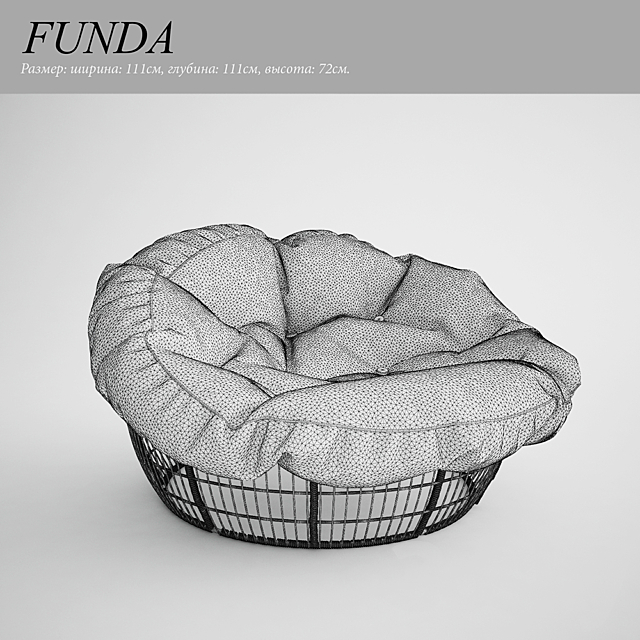 Armchair Funda 3DSMax File - thumbnail 2