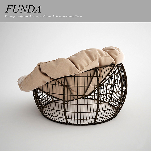 Armchair Funda 3DSMax File - thumbnail 3