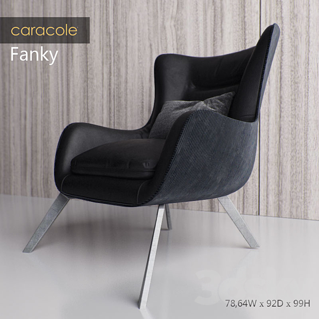 Armchair Funky UPH-CHALOU-69A 3DSMax File - thumbnail 1