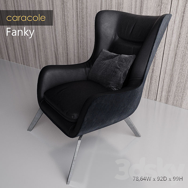 Armchair Funky UPH-CHALOU-69A 3DSMax File - thumbnail 2