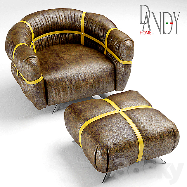 Armchair gamma dandy home CROSSOVER 3DSMax File - thumbnail 2