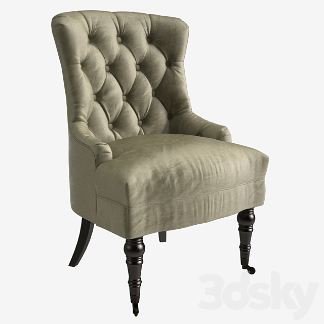 Armchair Garda Decor armchair_h98xw63xl60_art PJC098-PJ842 3DSMax File - thumbnail 1