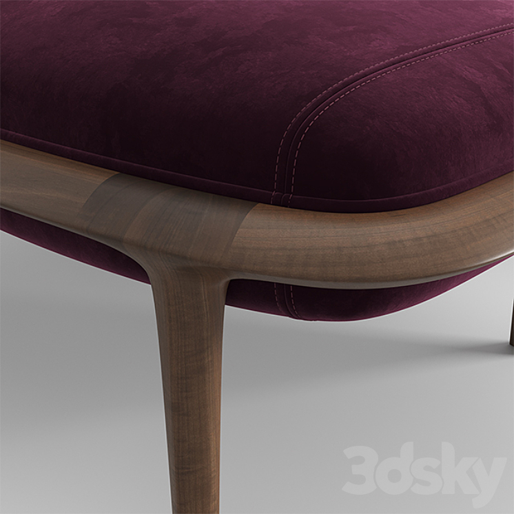 Armchair Gargantua Porada 3DS Max - thumbnail 2