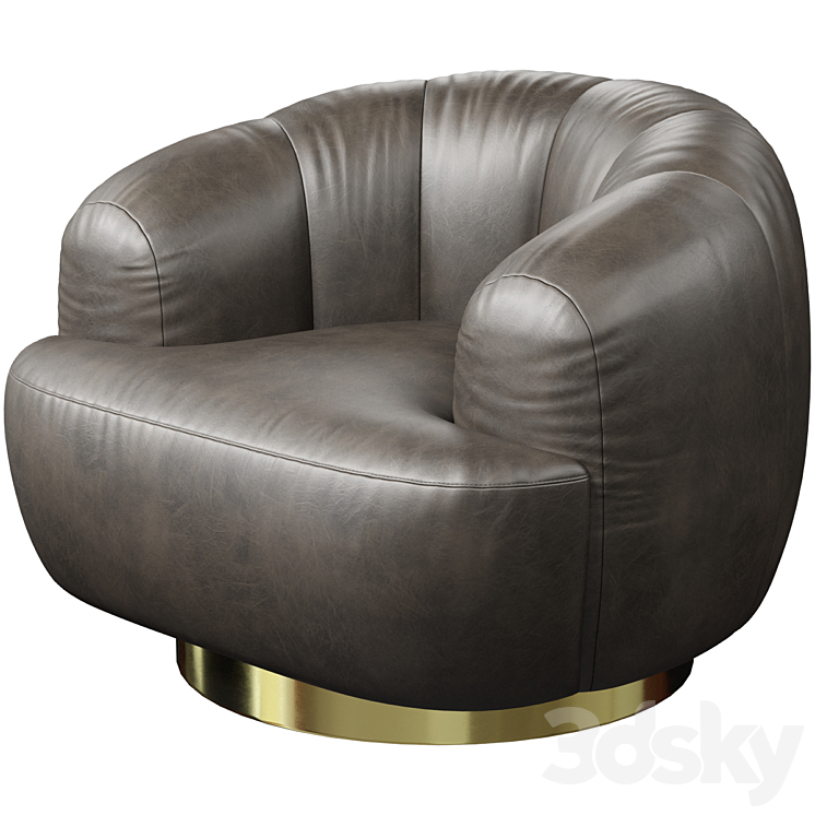 Armchair GIOPAGANI ORNELLA 3DS Max - thumbnail 2