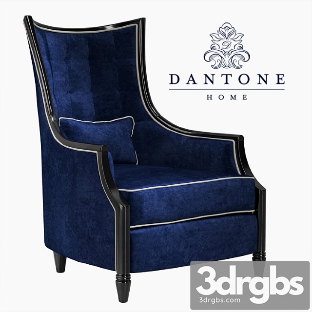 Armchair gloucester 3dsmax Download - thumbnail 1