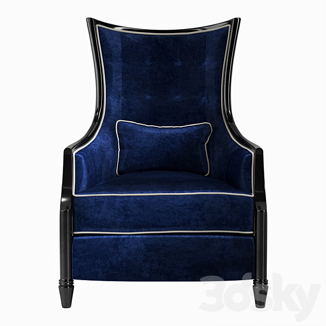 Armchair Gloucester 3DSMax File - thumbnail 2