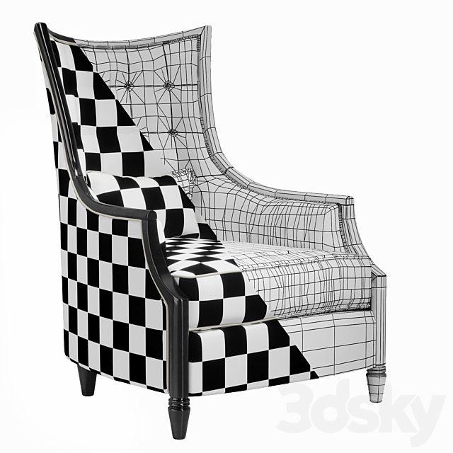 Armchair Gloucester 3DSMax File - thumbnail 3