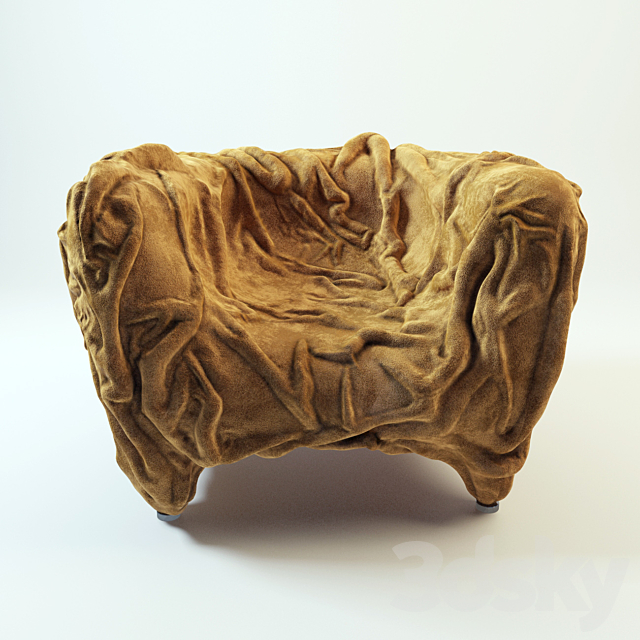 Armchair Grinza 3DSMax File - thumbnail 1