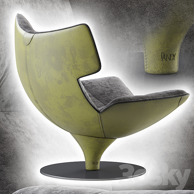 Armchair HARLEY_variant 1 3DSMax File - thumbnail 2