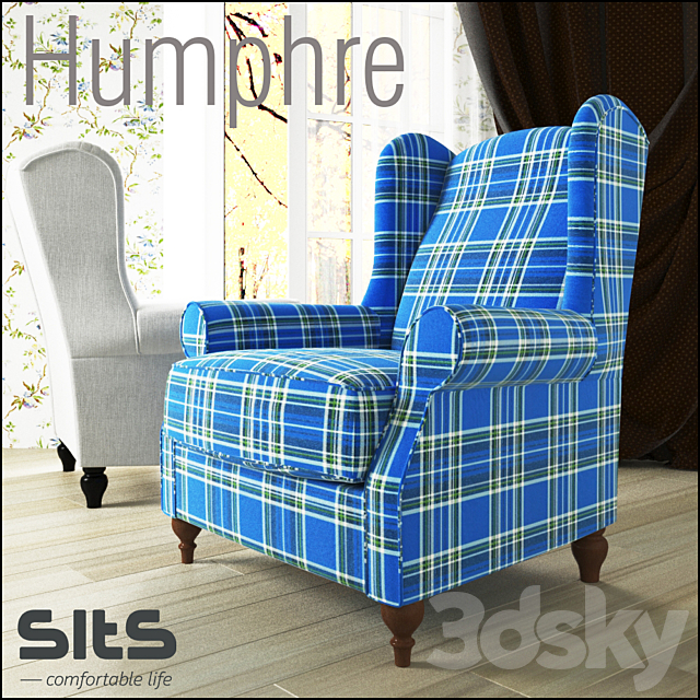 Armchair HUMPHREY 3DSMax File - thumbnail 1