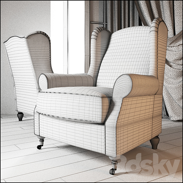 Armchair HUMPHREY 3DSMax File - thumbnail 3