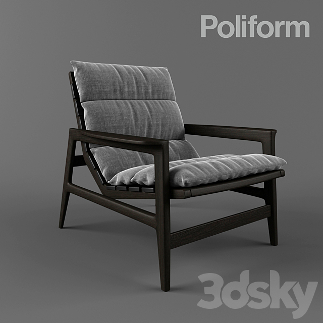 Armchair Ipanema 3DSMax File - thumbnail 1