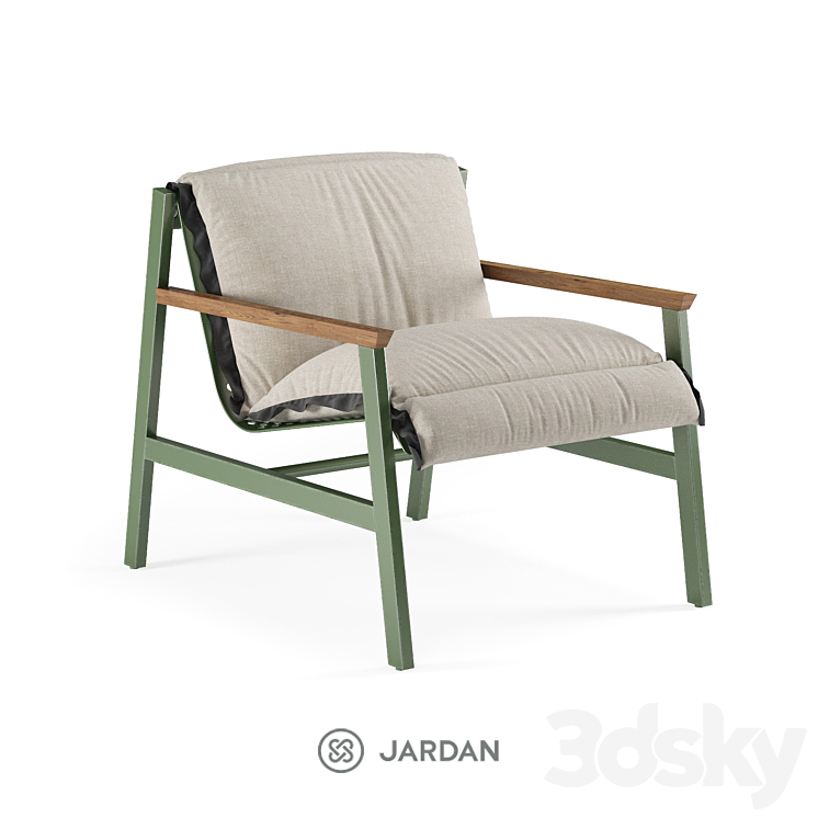 Armchair Jardan Mac 3DS Max - thumbnail 1