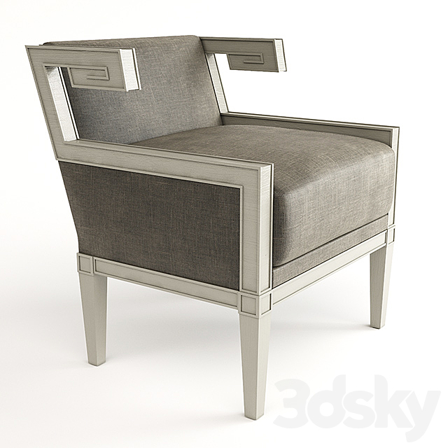 Armchair Jean Louis Deniot Troy 3ds Max - thumbnail 1