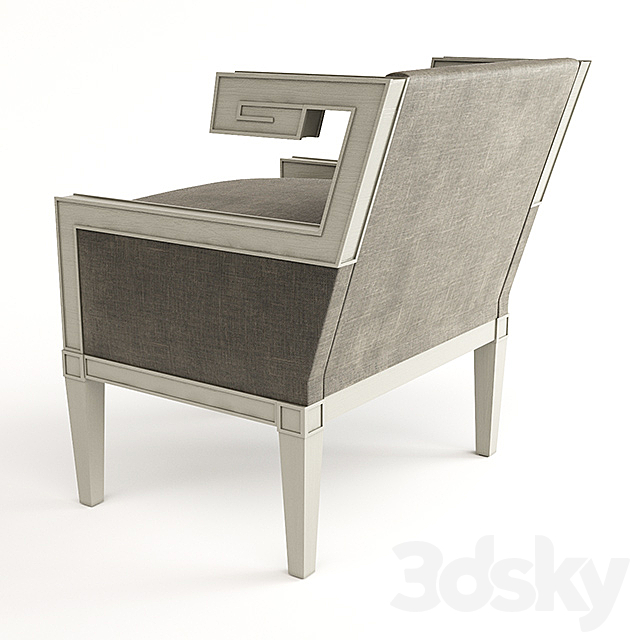 Armchair Jean Louis Deniot Troy 3ds Max - thumbnail 2