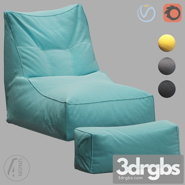 Armchair K0047 3dsmax Download - thumbnail 1