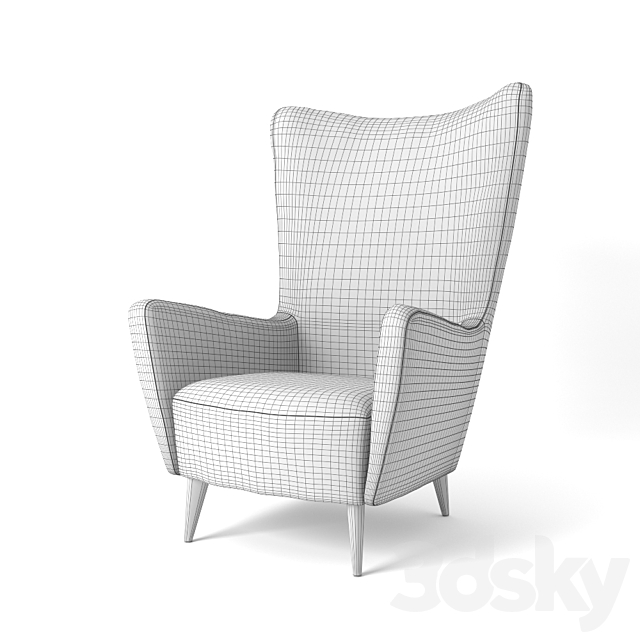 Armchair Kato 3DSMax File - thumbnail 2