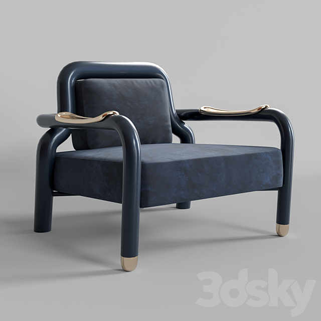 Armchair KAYAK 3DSMax File - thumbnail 1