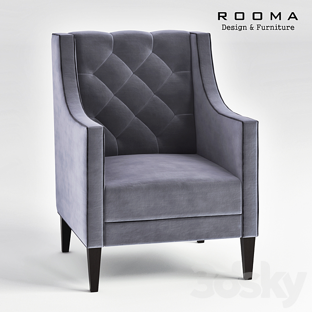 Armchair Kaza Rooma Design 3DSMax File - thumbnail 1