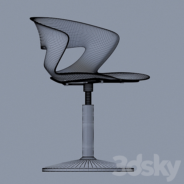 Armchair Kicca. factory Kastel 3DSMax File - thumbnail 2