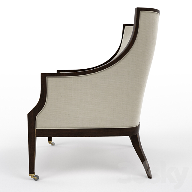 Armchair Kindel 3DSMax File - thumbnail 2