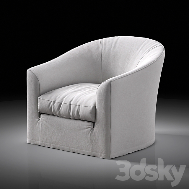 Armchair LENNY 3DSMax File - thumbnail 1