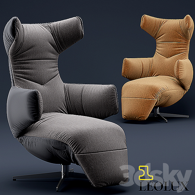 Armchair leolux SAPHIRA 3DSMax File - thumbnail 2