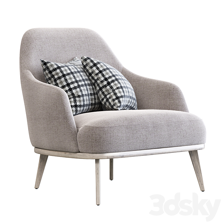 Armchair liam 3DS Max - thumbnail 1