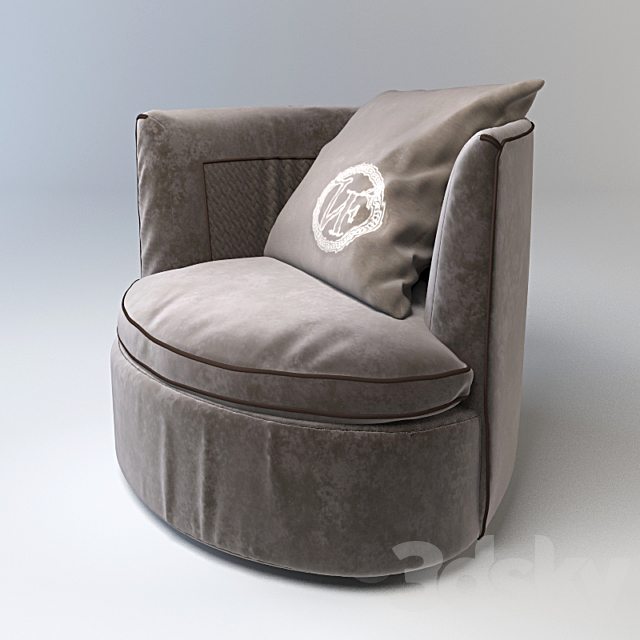 Armchair “Litta” 3DSMax File - thumbnail 1